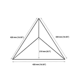 image-Triangle Ceiling Corner Bass Trap Acoustic Foam for Studio