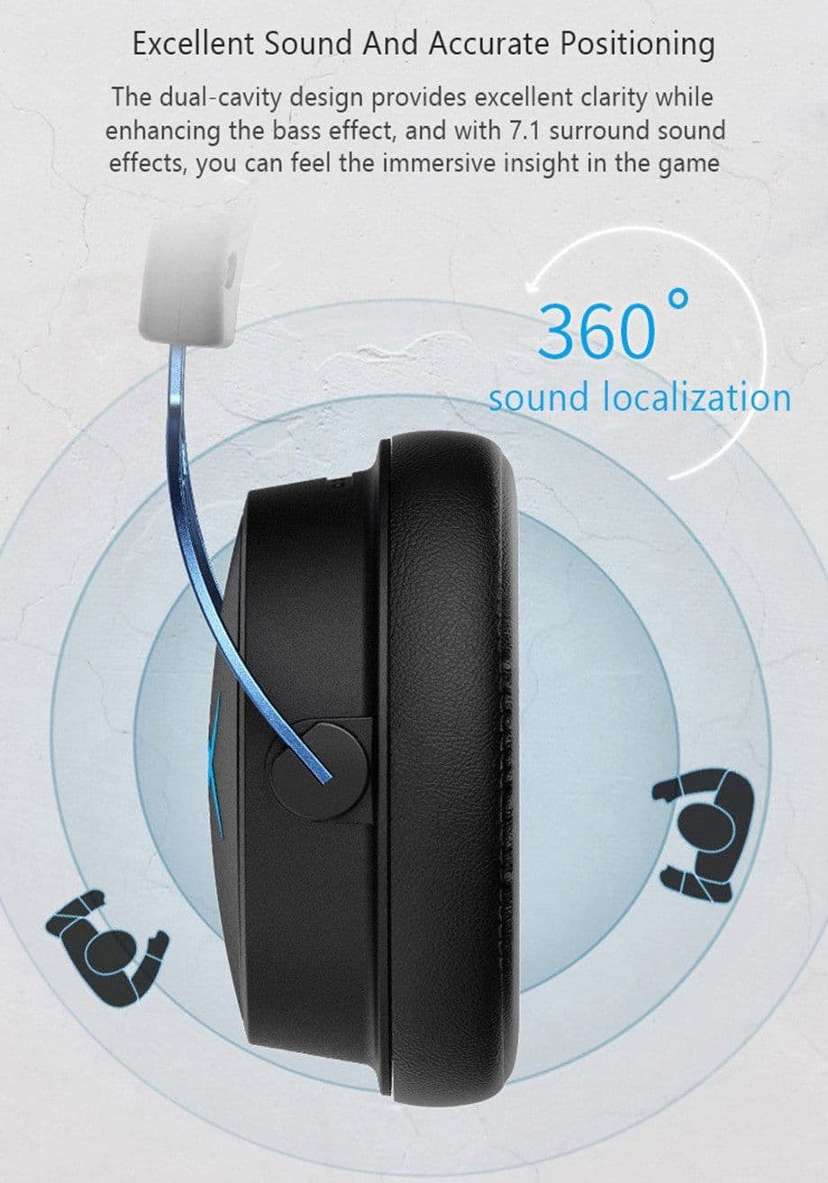 image-7.1 surround sound Gaming Headphone with Microphone