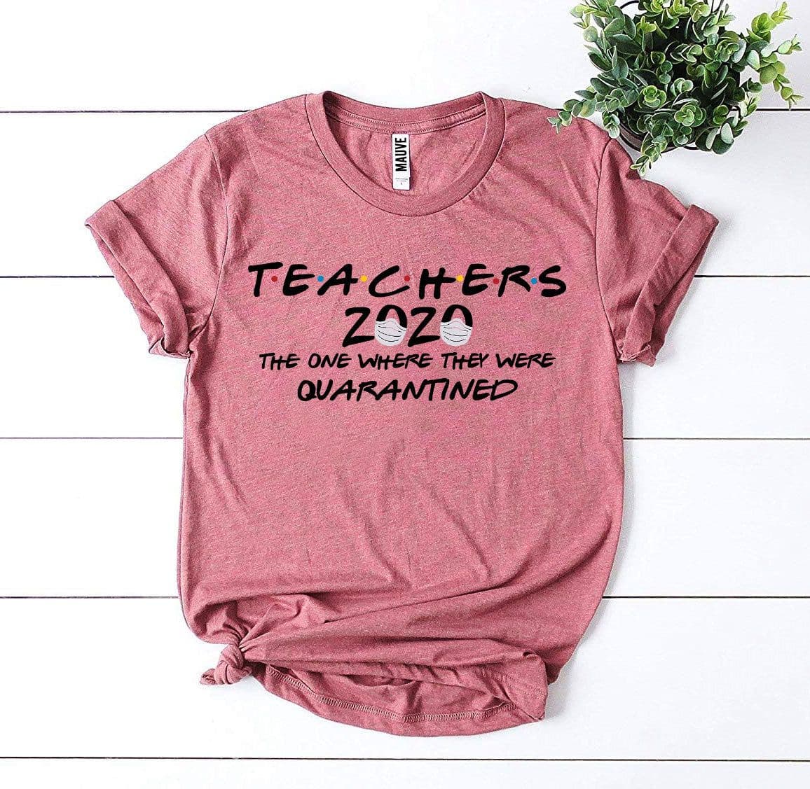 image-Bella Canvas 2020 Teachers T-shirt - Cotton - Sizes XS-3XL (64 characters)