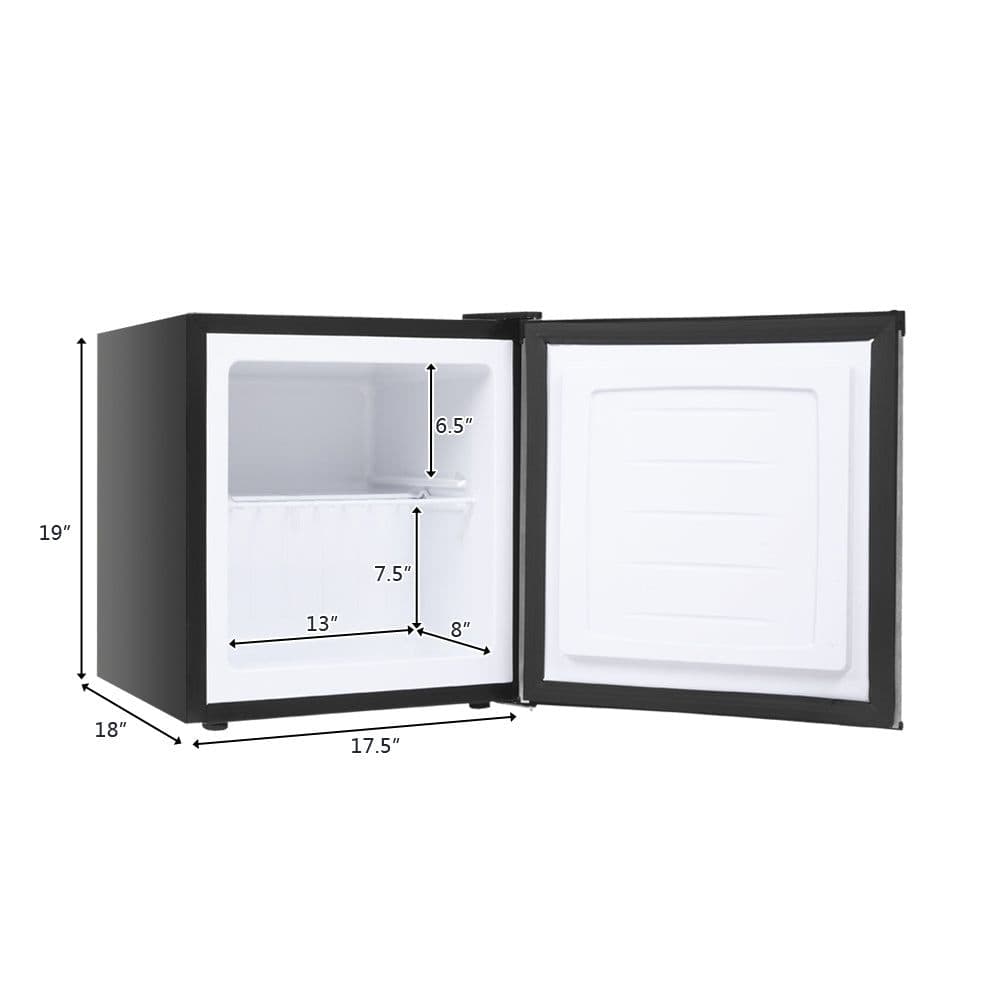 image-Portable Home AC 115V/60Hz Upright Freezer Refrigerator