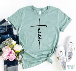 image-Bella Canvas Faith T-Shirt - XS to 3XL (50 characters)