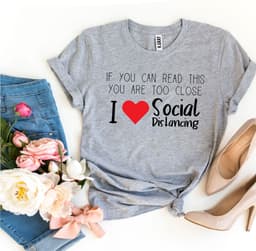 image-Bella Canvas Social Distancing T-shirt - Sizes XS-3XL