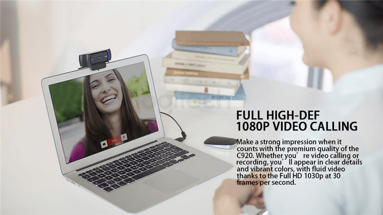 image-Logitech C920e Full HD Webcam For PC Laptop