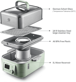 image-Electric Stew Pot All-in-One Intelligent Food Steamer