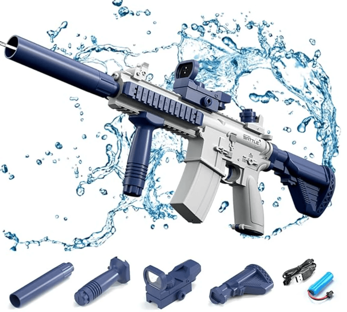 image-M416 Automatic Water Gun Electric Pistol Shooting Toy