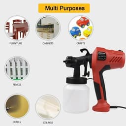 image-Spray Gun Fence Wall Painting Tool Electric Paint Sprayer