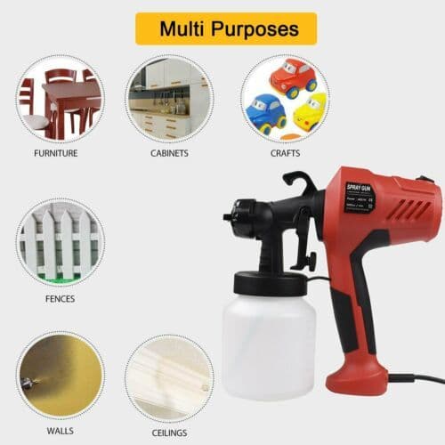 image-Spray Gun Fence Wall Painting Tool Electric Paint Sprayer