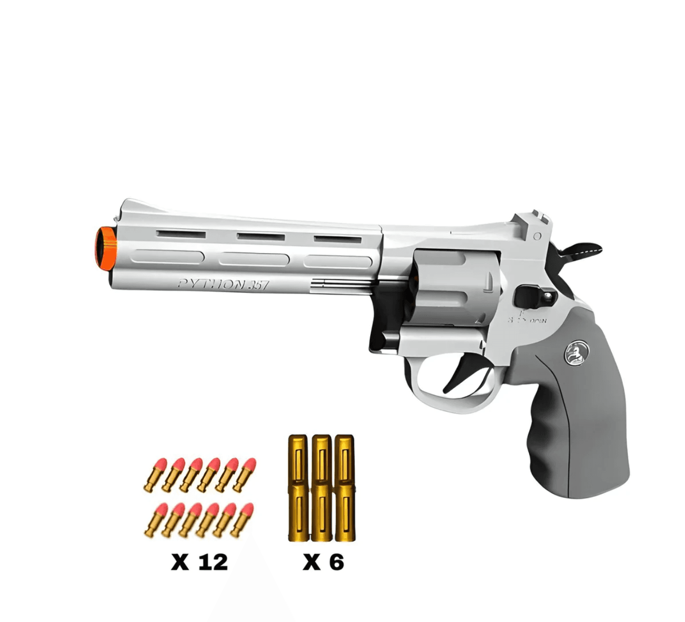 image-Pistol Gun Soft Gun shell ejection soft bullet Revolver