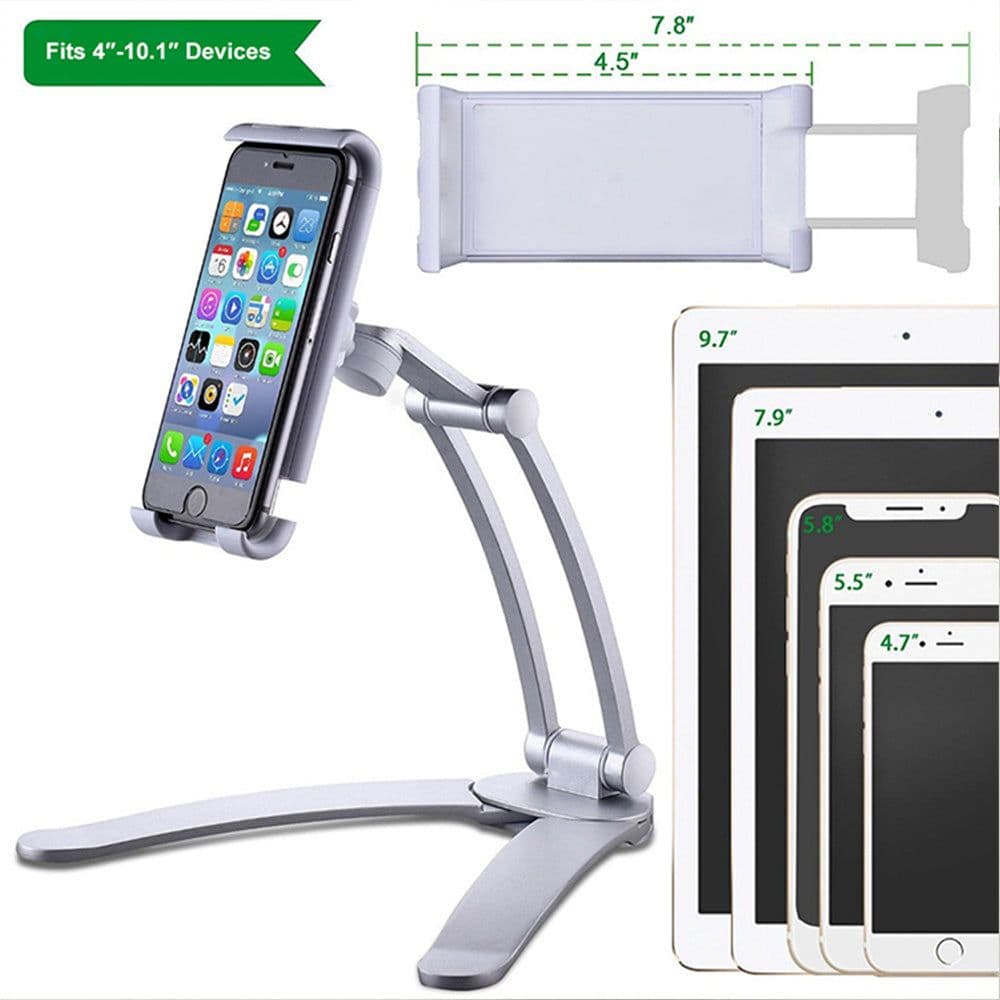image-Kitchen Tablet Mount Stand Wall Desk Tablet