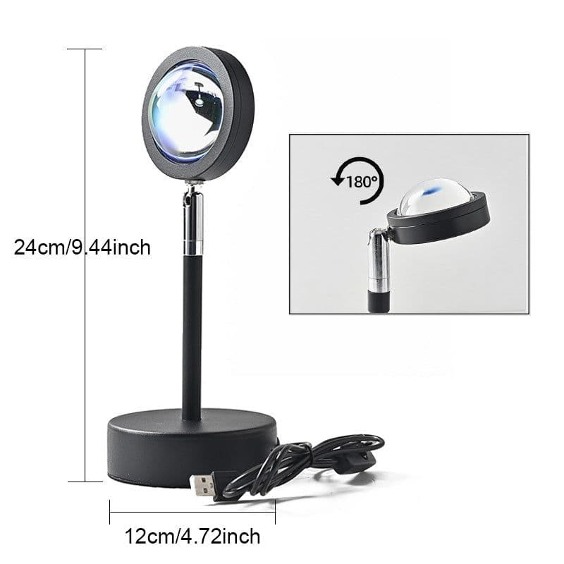image-Sunset Lamp RGB 16 Color APP Remote Control Atmosphere Projection Lamp