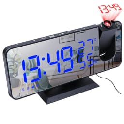 image-LED Digital Smart Alarm Clock Projector with FM Radio