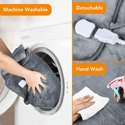 image-Electric Heating Pad Heated Shawl for Shoulder and Neck Heating