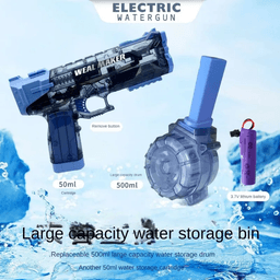 image-Automatic Electric Water Gun Automatic Blowback Toy Gun