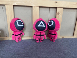 image-Korean Squid Game Plush Dolls Toys Peluche Stuffed Doll