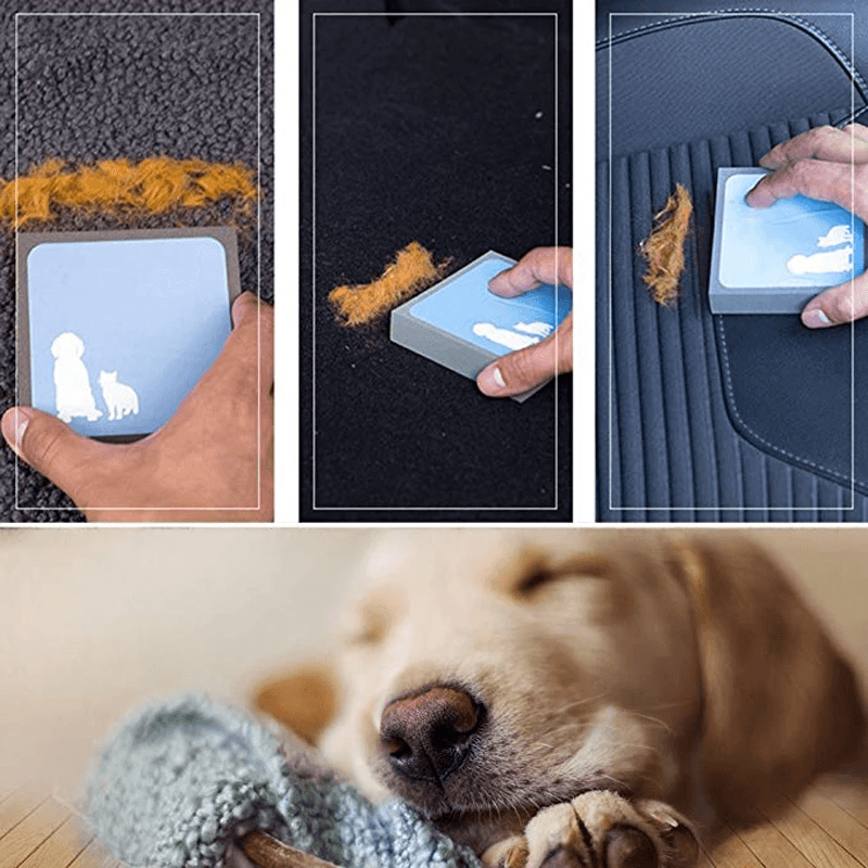 image-Cat Brush Foam Sponge Pet Hair Fur Remover Static Electricity Cleaner