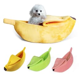 image-Funny Banana Cat Bed House Cute Cozy Cat Mat Beds