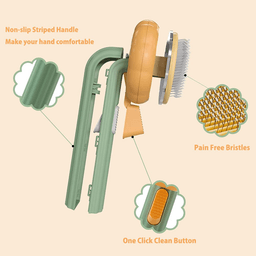 image-Cats Dog Grooming combs Clean Brush Cat Hair Brush
