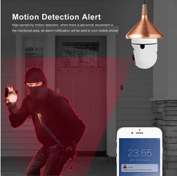 image-Mini WIRELESS WIFI LIGHT BULB CAMERA SECURITY CAMERA