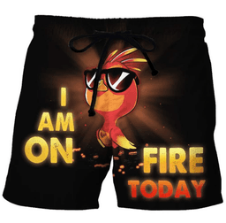 image-Lightweight breathable Men's home pants spoof fun Turkey pants