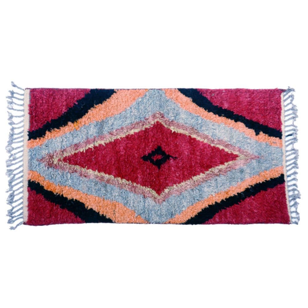 image-Berber Cornell Red Fluffy Soft Rug