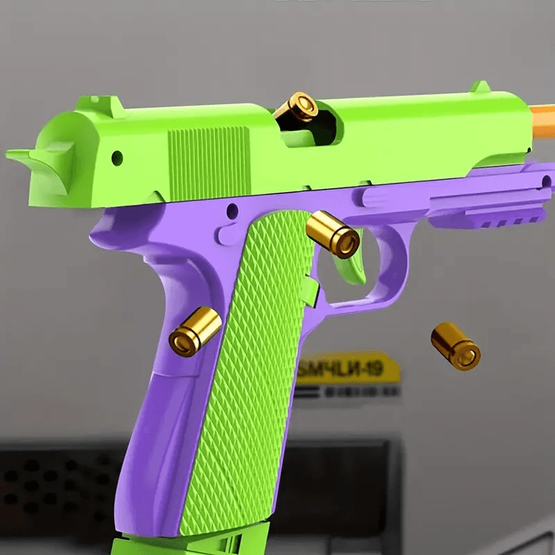 image-Shell Ejecting Soft Foam Blaster Toy Gun