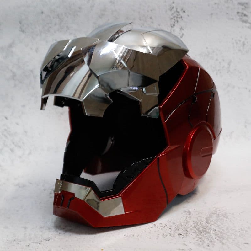 image-Electric Iron Man Helmet With Remote & Voice Control