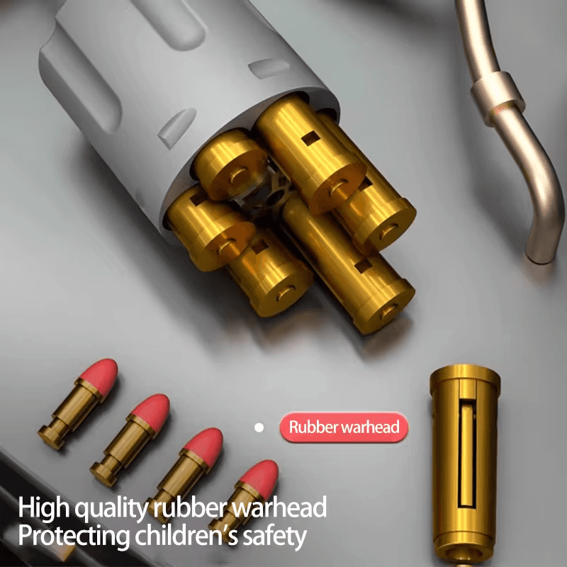 image-Pistol Gun Soft Gun shell ejection soft bullet Revolver