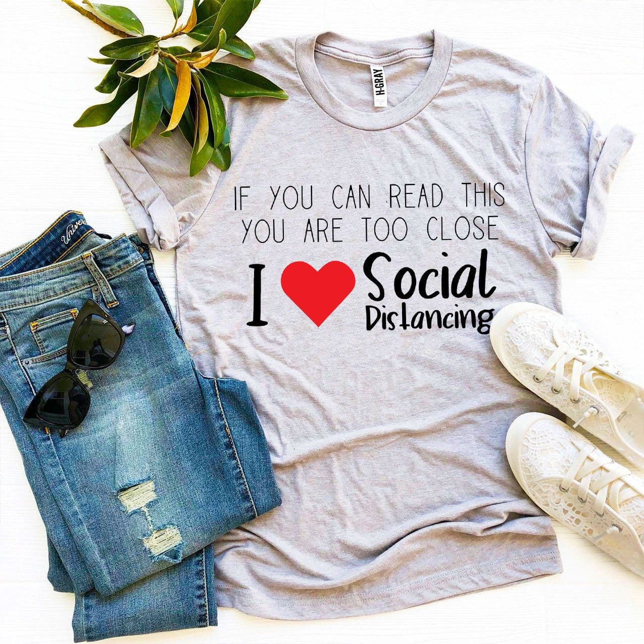 image-Bella Canvas Social Distancing T-shirt - Sizes XS-3XL