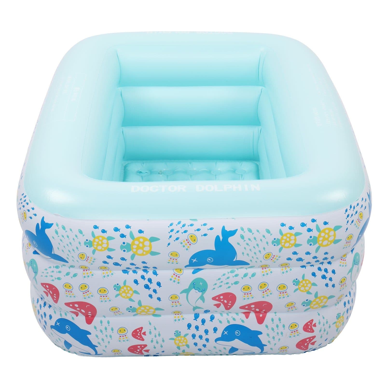 image-59" X 43.3" X 23.6" Inflatable Swim Pool for Kids