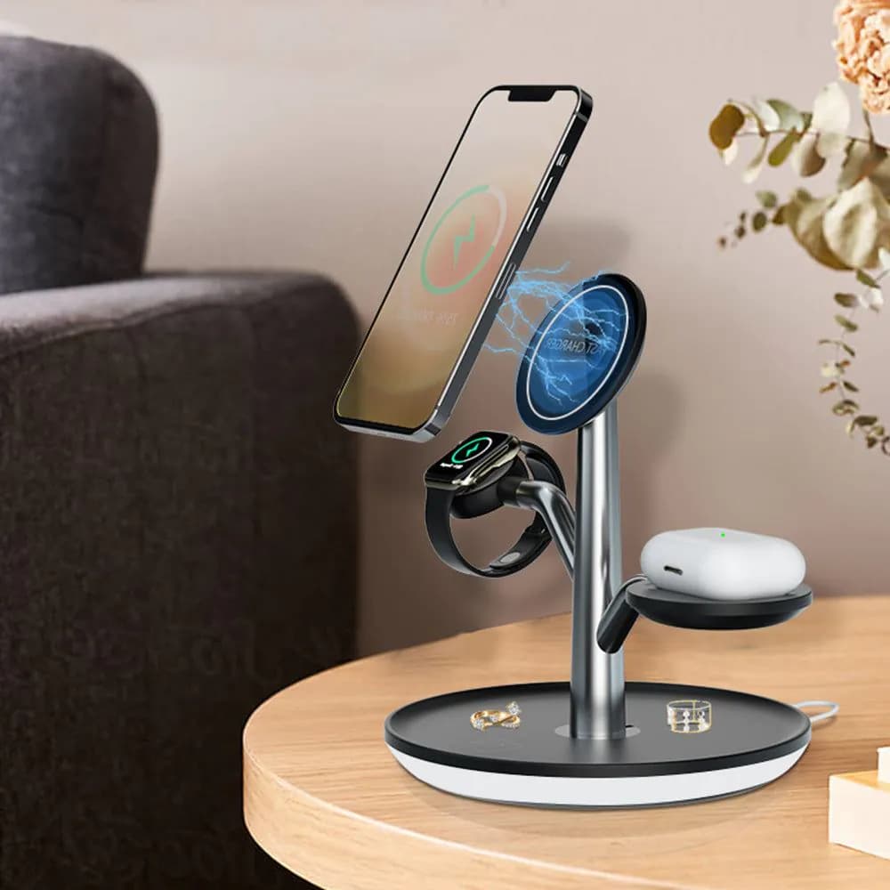 image-Wireless Charging Stand for Iphone Apple Watch Airpods