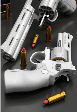 image-Pistol Gun Soft Gun shell ejection soft bullet Revolver