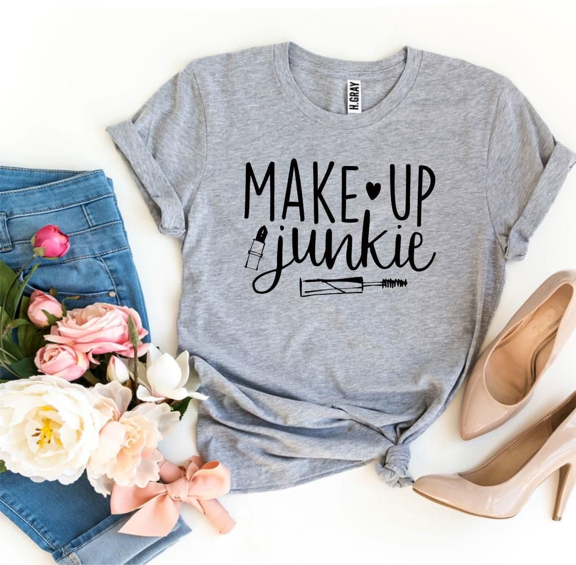 image-Bella Canvas Make Up Junkie T-shirt - XS-3XL