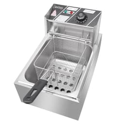 image-2.5KW 220-240V 6L Stainless Steel Single Cylinder Electric Frye