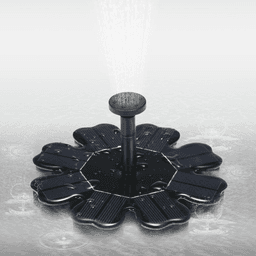 image-Solar Power Floating Fountain Garden Pool Pond Watering Kit