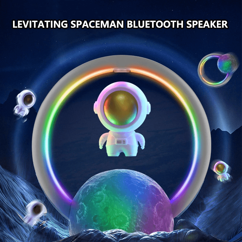 image-Magnetic Levitation Astronaut Bluetooth Wireless Speaker