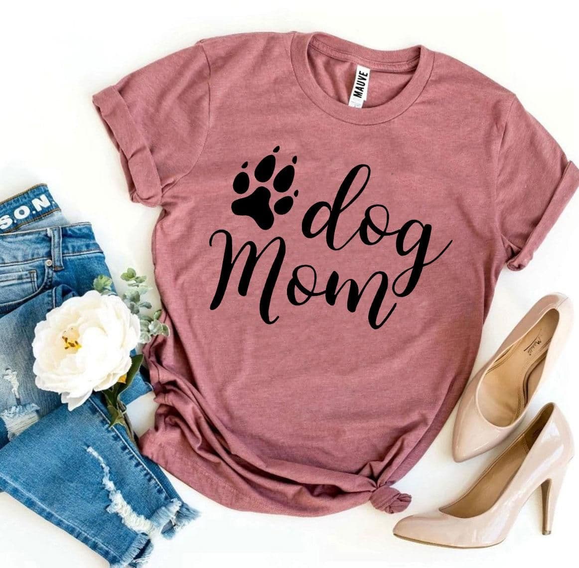 image-Bella Canvas Dog Mom T-Shirt - XS to 3XL