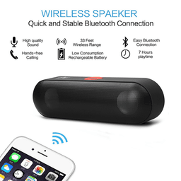 image-3D Stereo Music Surround Portable Wireless Bluetooth Speakers