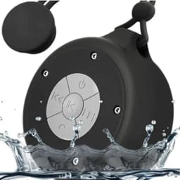 image-Mini Portable Suction Cup Wireless Bluetooth Speaker with Lanyard