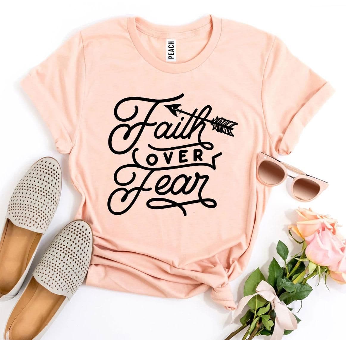 image-Bella Canvas Faith Over Fear T-Shirt