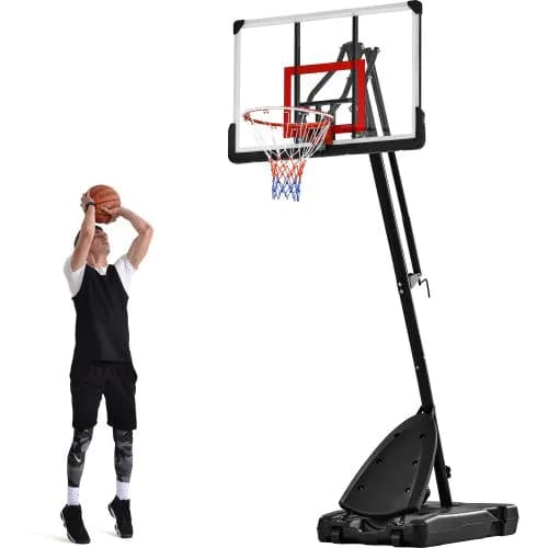 image-Basketball Hoop Basketball System 7.5ft-10ft Height Adjustable