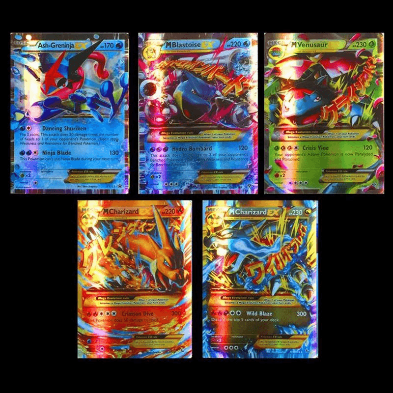 image-95 GX Pokemon Card 100/120pcs Cartoon Game Card Pokemon Card