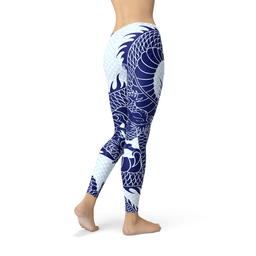image-Womens Japanese Dragon Leggings