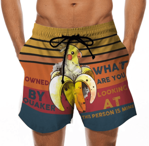 image-Lightweight breathable Men's home pants spoof fun Turkey pants