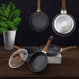 image-20cm Egg Frying Pan Non Stick Induction Wok for Steak Bacon
