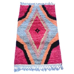 image-Berber Cornell Red Fluffy Soft Rug