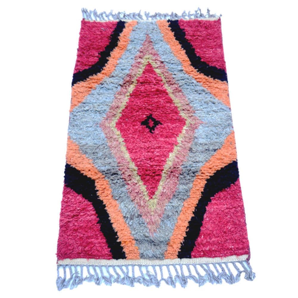 image-Berber Cornell Red Fluffy Soft Rug
