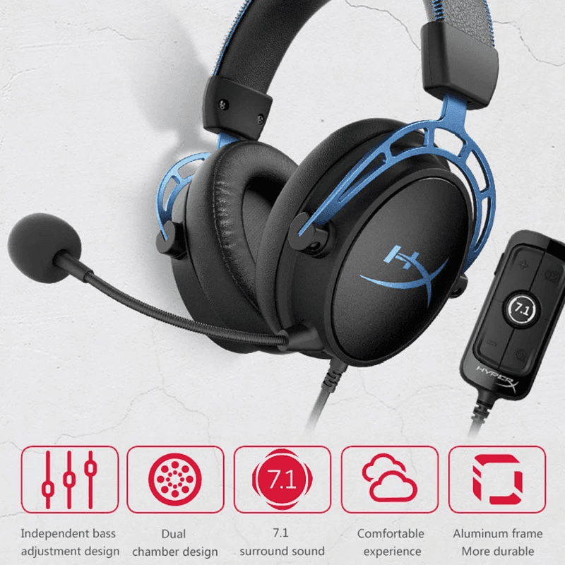 image-7.1 surround sound Gaming Headphone with Microphone