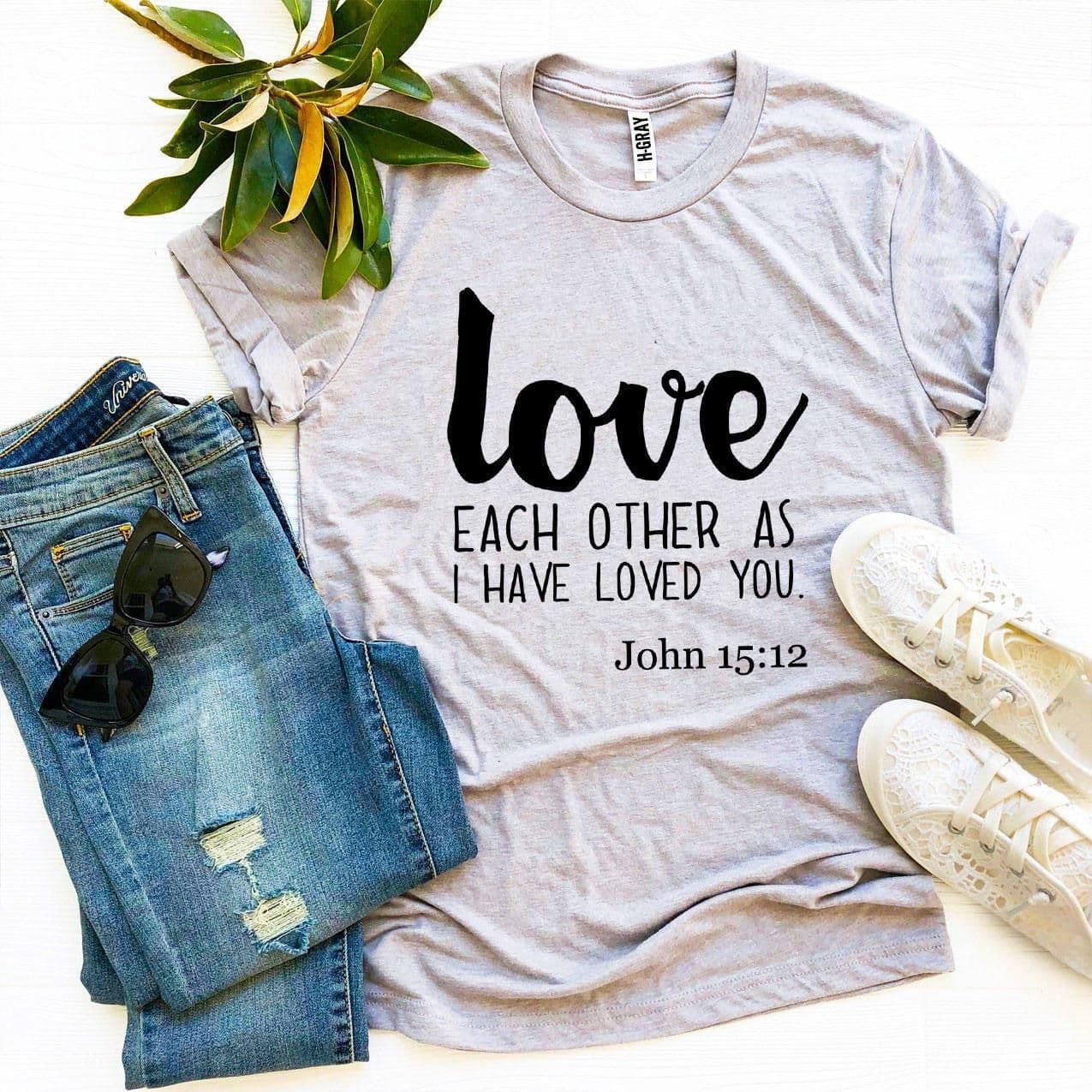 image-Bella Canvas Love Each Other T-shirt - Premium Cotton - XS-3XL