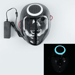 image-Cosplay Halloween Costume Squid Game Cosplay Mask with LED