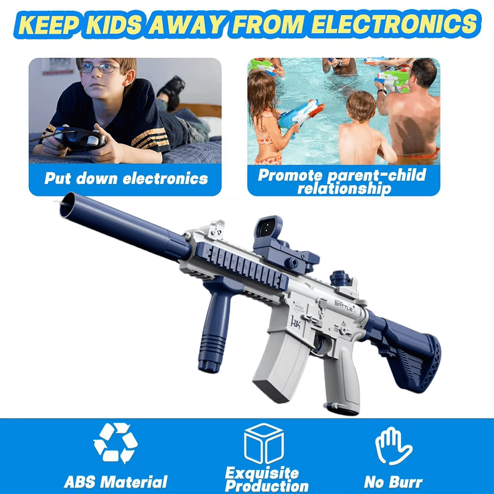 image-M416 Automatic Water Gun Electric Pistol Shooting Toy